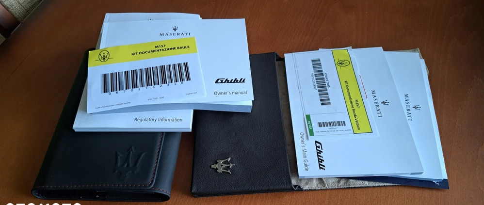 Maserati Ghibli cena 299000 przebieg: 16100, rok produkcji 2021 z Pasłęk małe 742